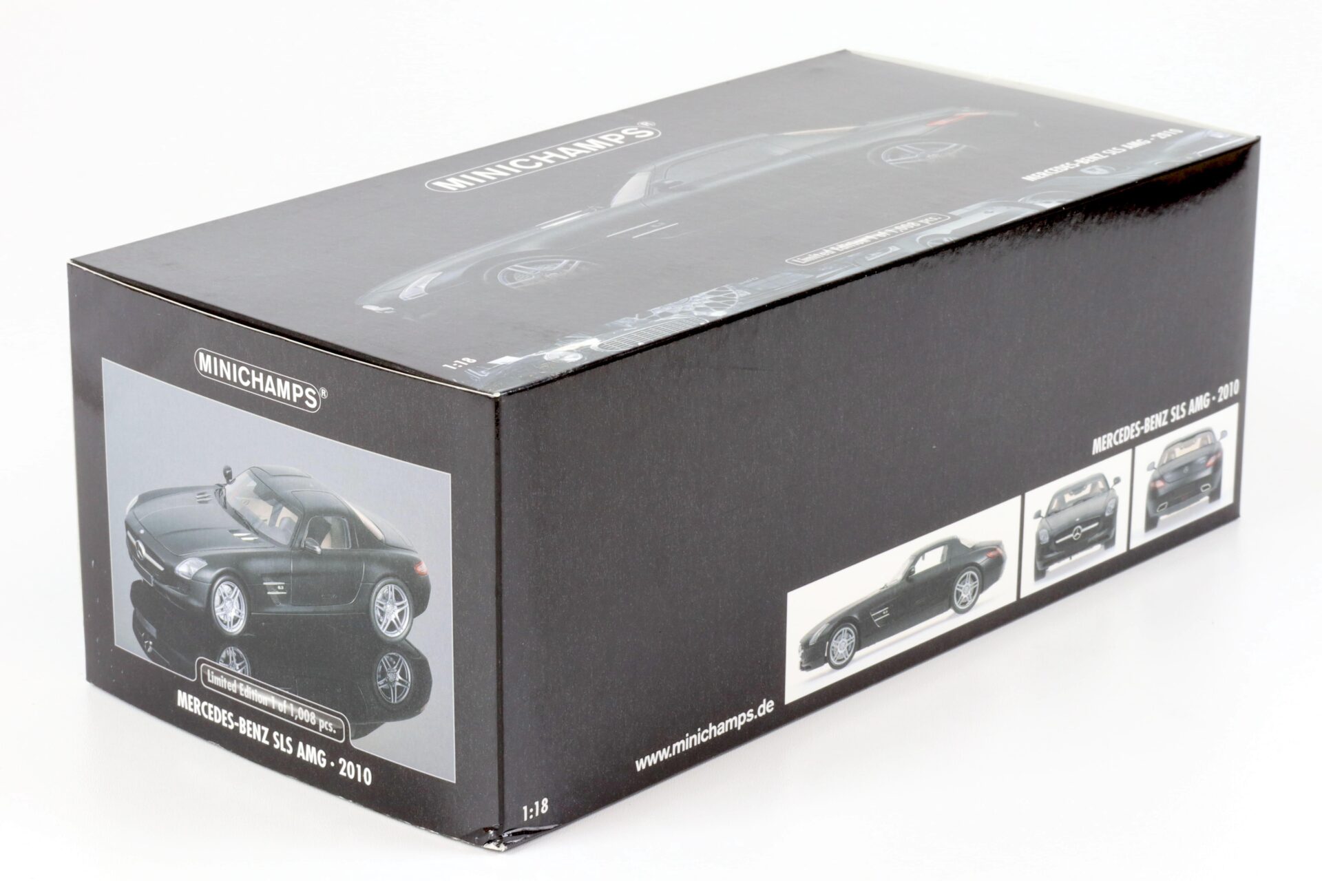 1:18 Minichamps Mercedes SLS AMG Coupe 2011 matt black