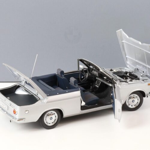 1:18 Minichamps BMW 1600 Cabrio Convertible silver DEALER VERSION