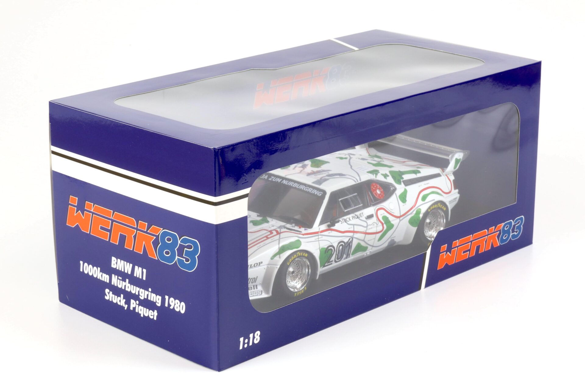 1:18 WERK83 BMW M1 PROCAR #201 Stuck Piquet 3rd 1000km Nürburgring 1980