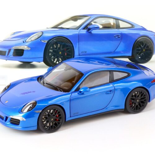 1:18 Schuco Porsche 911 (991) Carrera GTS Coupe blue metallic