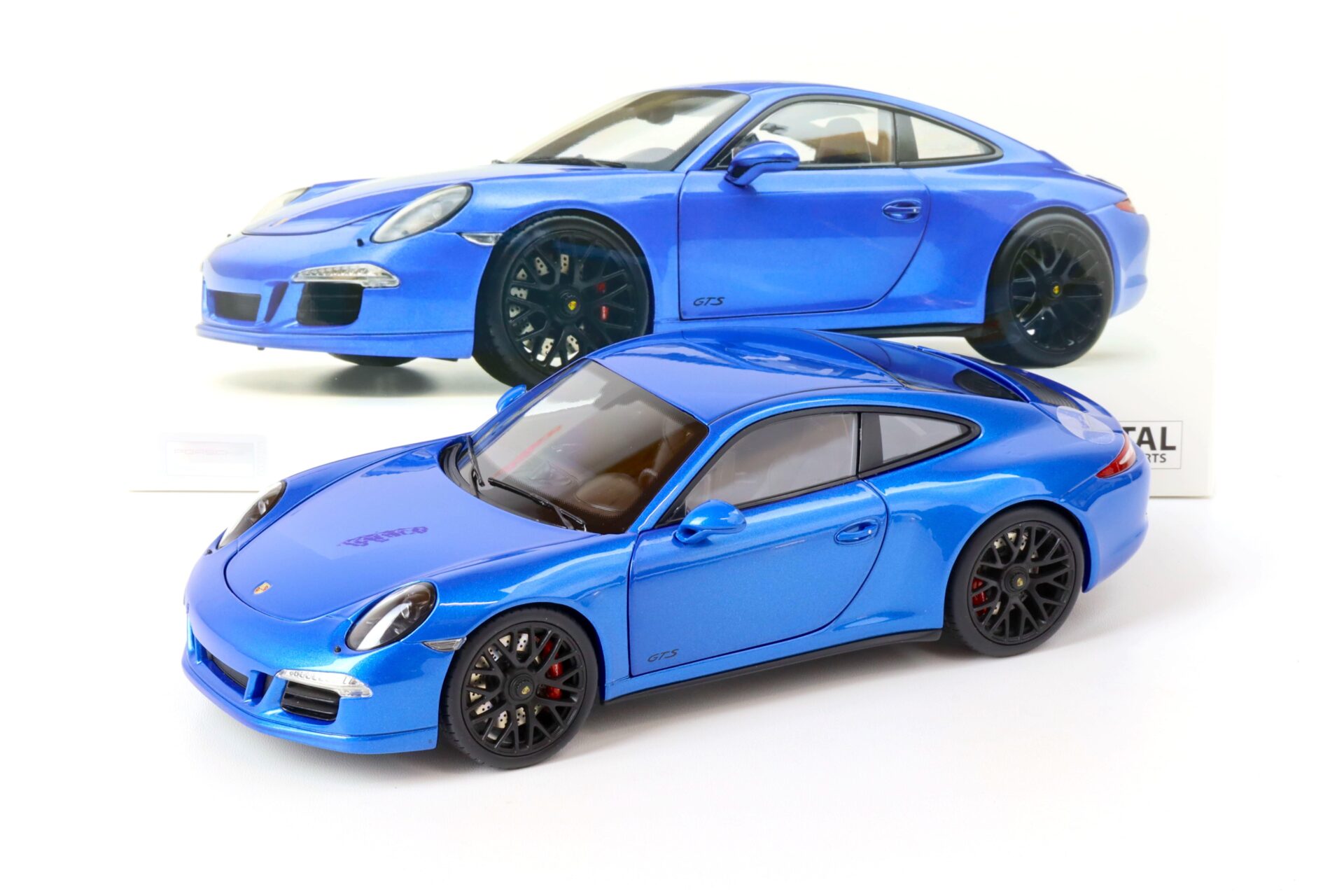 1:18 Schuco Porsche 911 (991) Carrera GTS Coupe blue metallic
