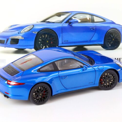 1:18 Schuco Porsche 911 (991) Carrera GTS Coupe blue metallic