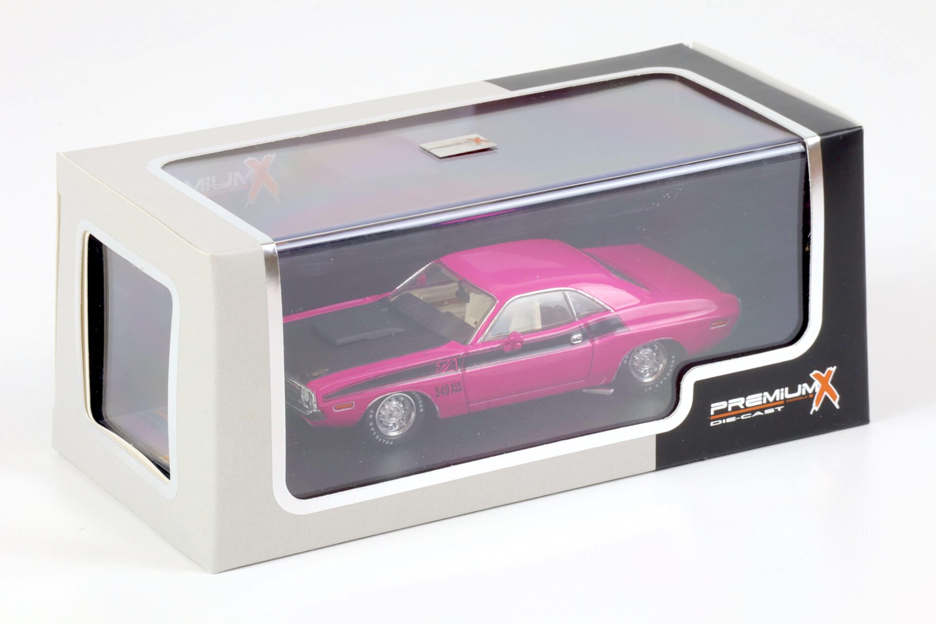 1:43 Premium X Dodge Challenger T/A Coupe 1970 pink/ black