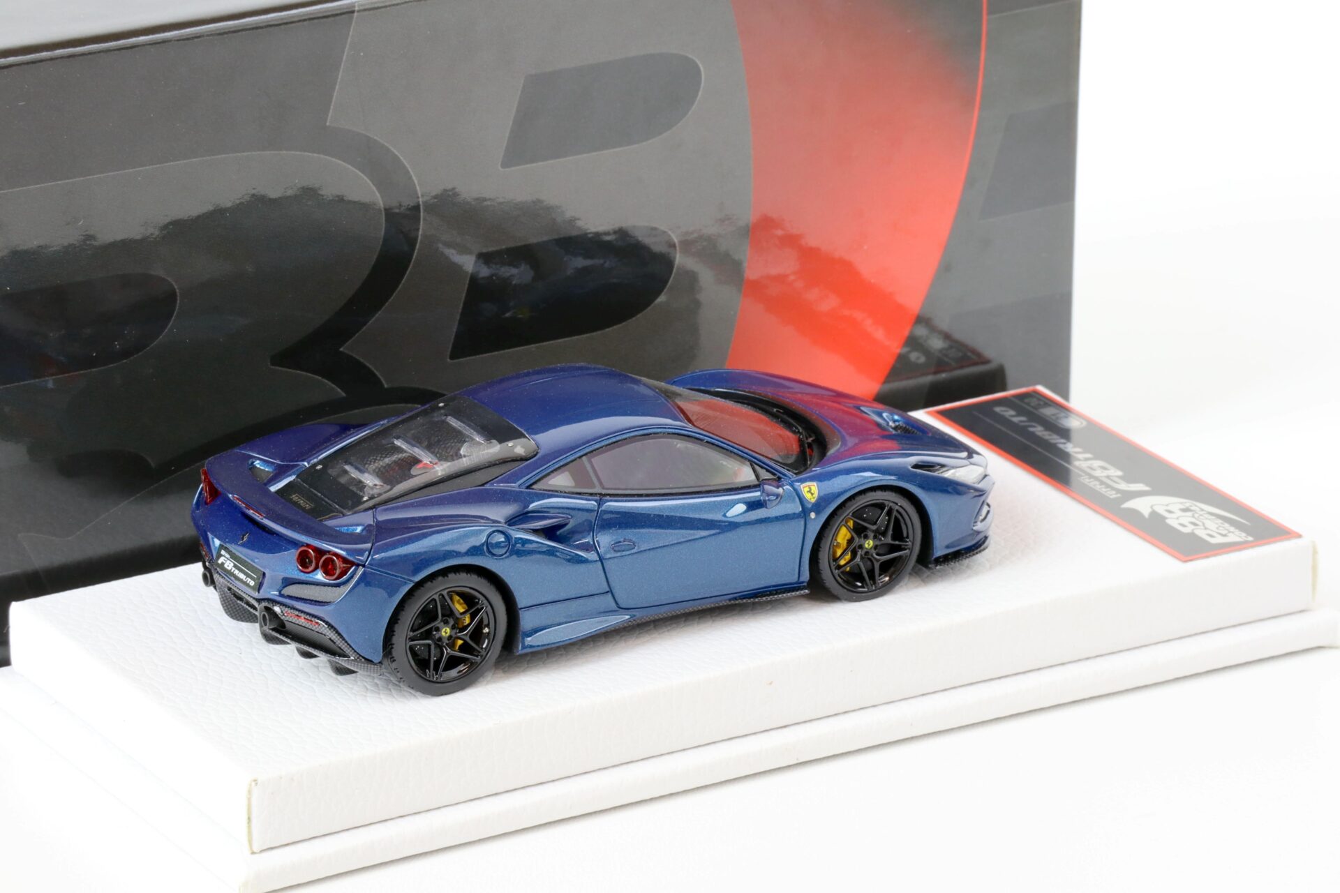 1:43 BBR Ferrari F8 Tributo Blu Abu Dhabi blue - Limited Edition 30 pcs.