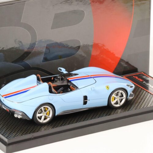 1:43 BBR Ferrari Monza SP2 Azzurro La Plata - Limited Edition 40 pcs.