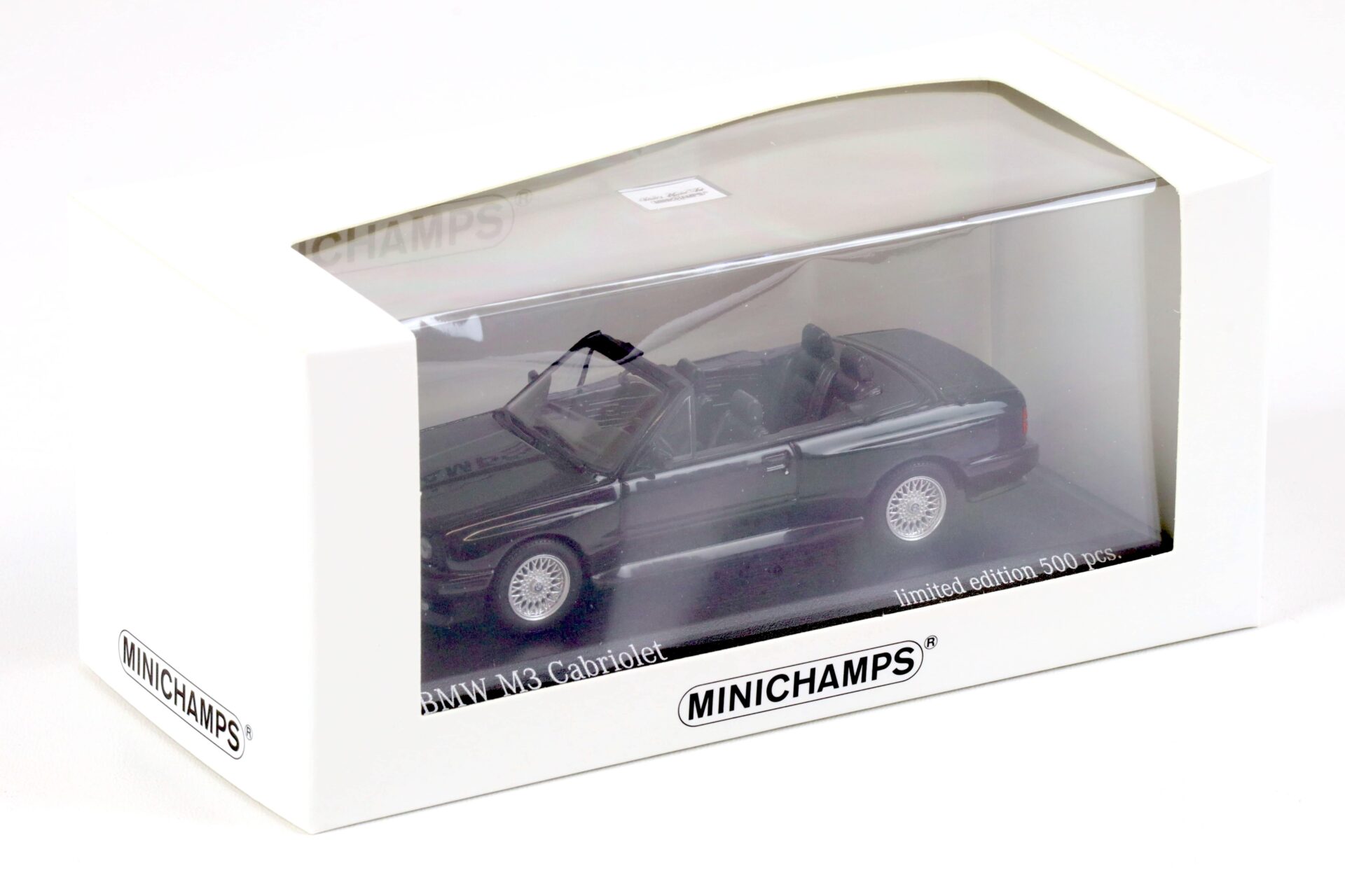 1:43 Minichamps BMW M3 E30 Cabriolet 1988 black