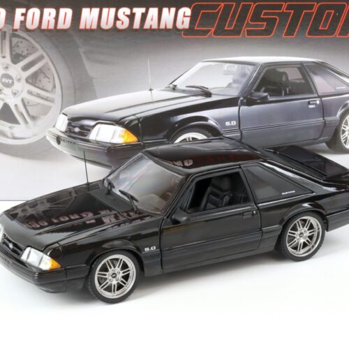 1:18 GMP 1990 Ford Mustang 5.0 Coupe Custom Detroit Speed Inc. black