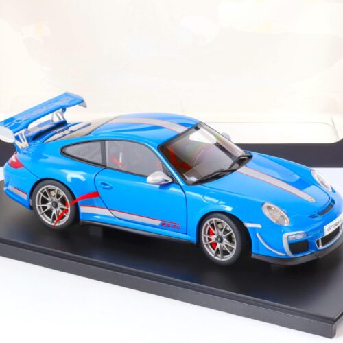 1:18 AUTOart Porsche 911 (997) GT3 RS 4.0 blue/ silver stripes