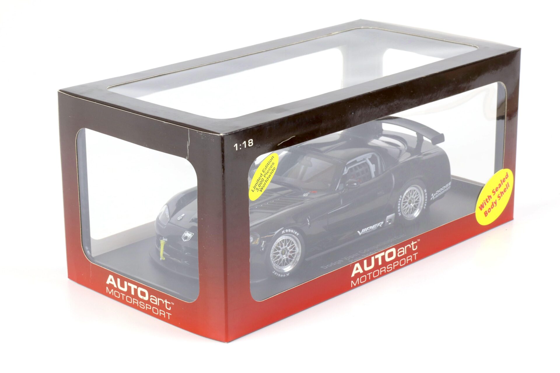 1:18 AUTOart Dodge Viper Competition Coupe 2004 Plain Body Version black 80421