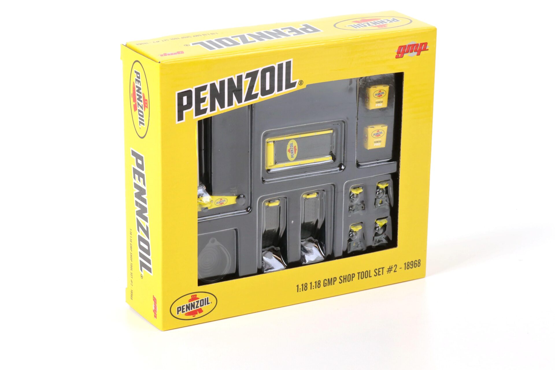 1:18 GMP PENNZOIL SHOP Tool Set #2 Diorama Zubehör yellow 18968