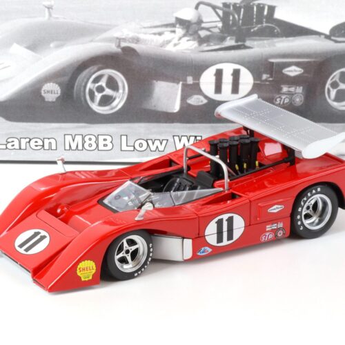 1:18 GMP McLaren M8B Low Wing CanAm Lothar Motschenbacher red #11