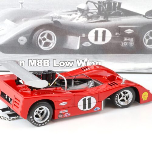 1:18 GMP McLaren M8B Low Wing CanAm Lothar Motschenbacher red #11