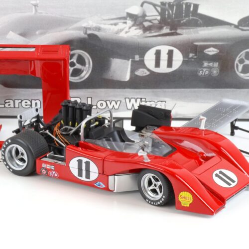 1:18 GMP McLaren M8B Low Wing CanAm Lothar Motschenbacher red #11