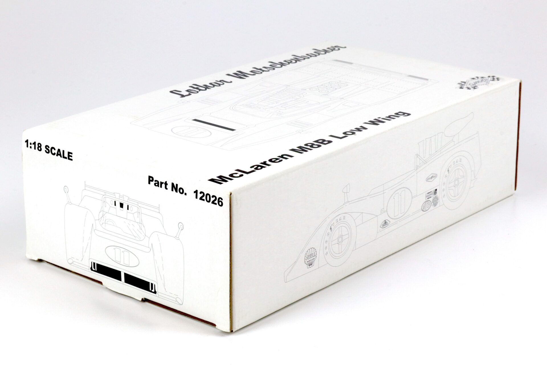 1:18 GMP McLaren M8B Low Wing CanAm Lothar Motschenbacher red #11