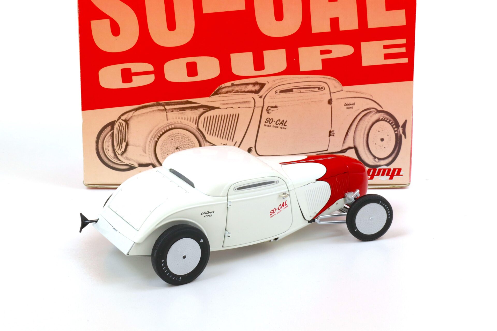 1:18 GMP SO-CAL Coupe Salt Flat Coupe Hot Rod Speed Shop Team 14104