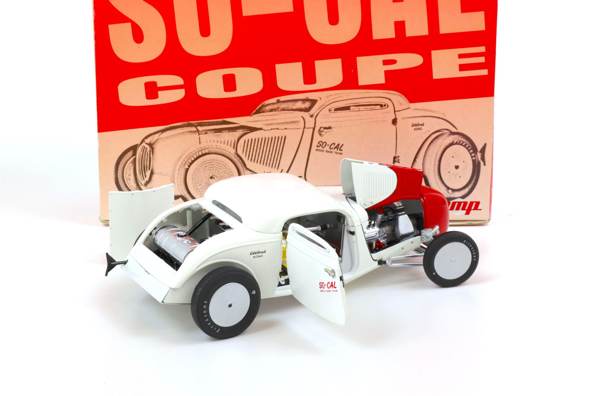 1:18 GMP SO-CAL Coupe Salt Flat Coupe Hot Rod Speed Shop Team 14104