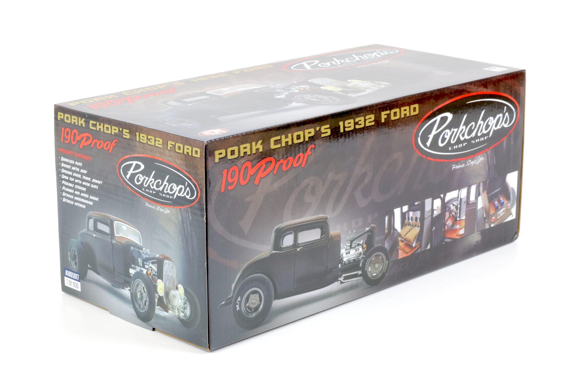 1:18 ACME PORK CHOPÂ´S 1932 Ford 190 Proof Hot Rod matt black A1805017