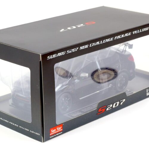 1:18 Sun Star Subaru WRX STi S207 NBR Challenge Package black