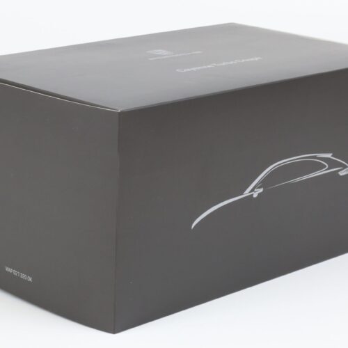 1:18 Norev Porsche Cayenne Turbo Coupe black with display DEALER VERSION