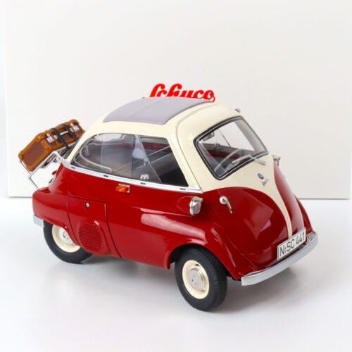 1:12 Schuco BMW Isetta Export with closed Softtop red/ white 450672000