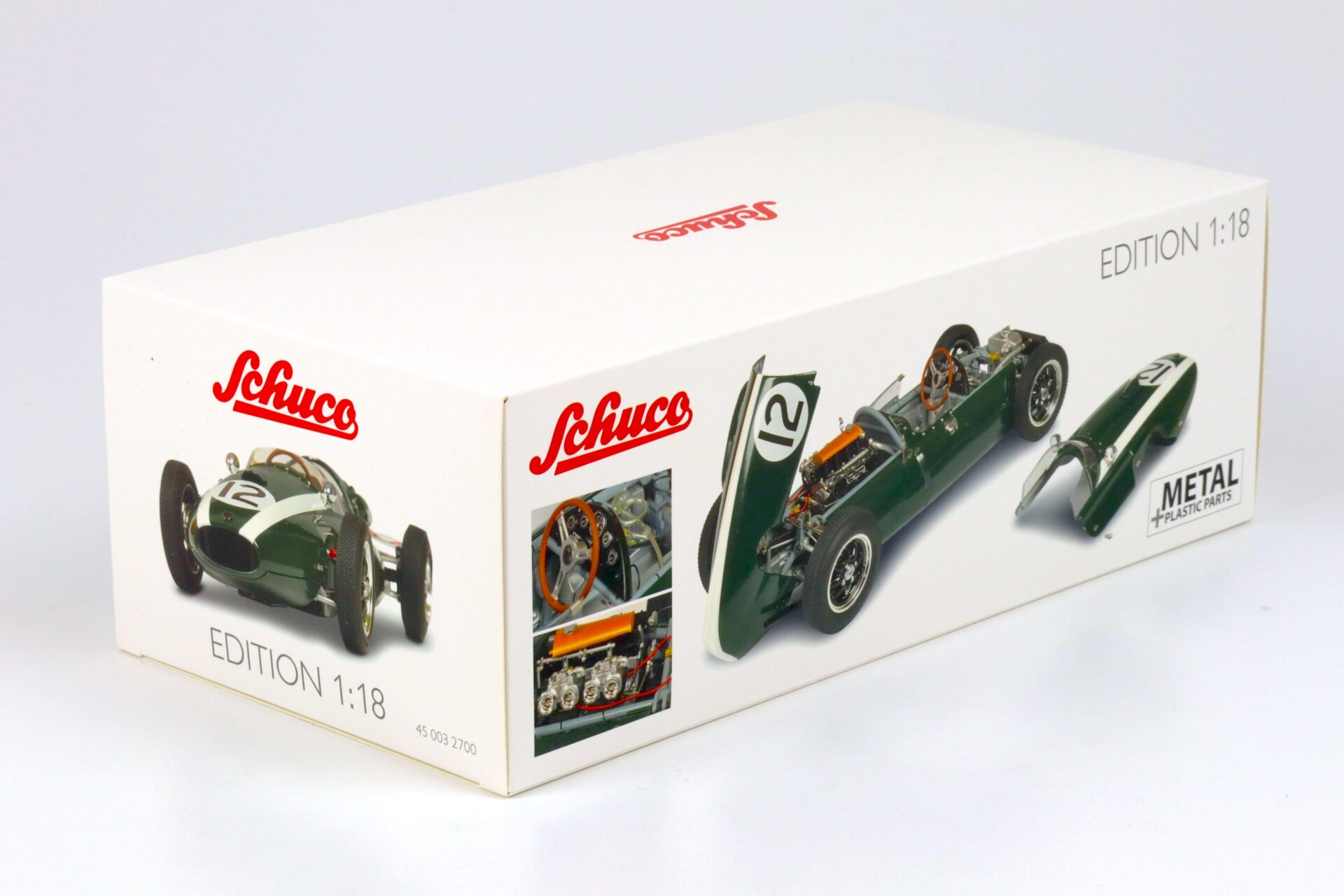 1:18 Schuco Cooper T51 British GP Aintree 1959 J.Brabham #12 green