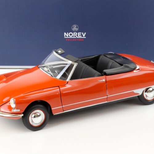 1:18 Norev Citroen DS 19 Cabriolet 1961 Corail red 181599