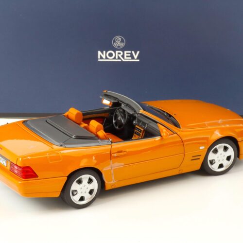 1:18 Norev Mercedes SL 500 R129 FACELIFT Cabriolet 1999 orange - Limited 200 pcs.