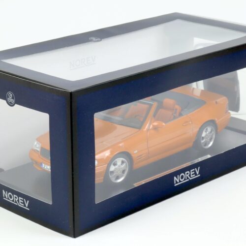 1:18 Norev Mercedes SL 500 R129 FACELIFT Cabriolet 1999 orange - Limited 200 pcs.