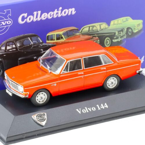 1:43 Atlas IXO Volvo Collection 1971 Volvo 144 Sedan red
