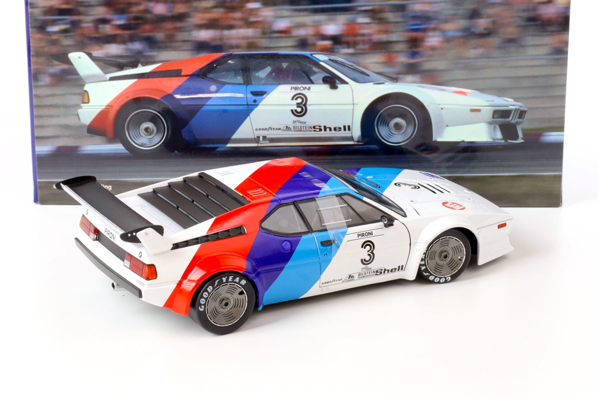 1:18 WERK83 BMW M1 PROCAR #3 M1 Procar Series 1979 Didier Pironi