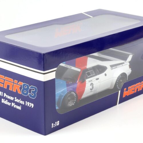 1:18 WERK83 BMW M1 PROCAR #3 M1 Procar Series 1979 Didier Pironi