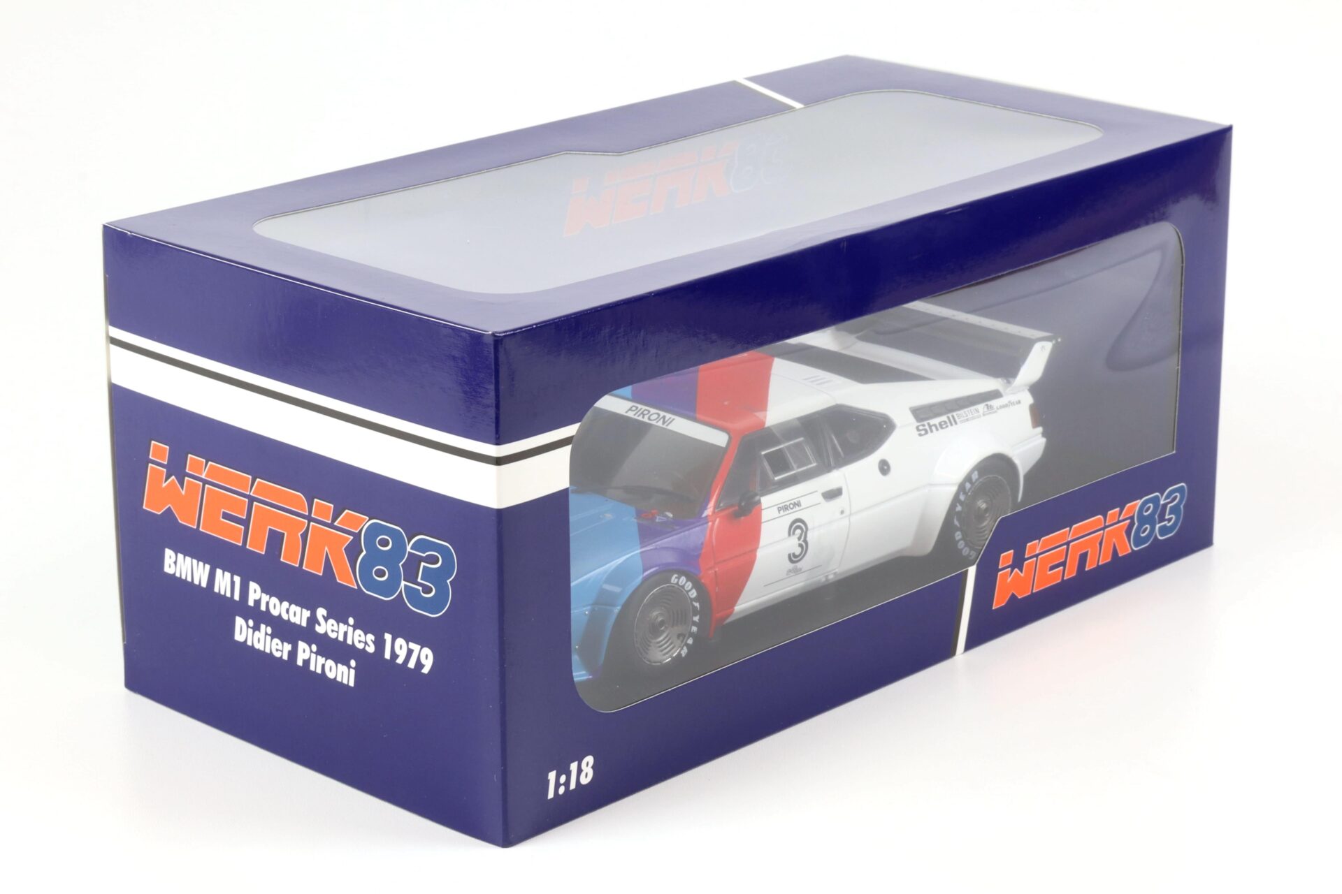 1:18 WERK83 BMW M1 PROCAR #3 M1 Procar Series 1979 Didier Pironi