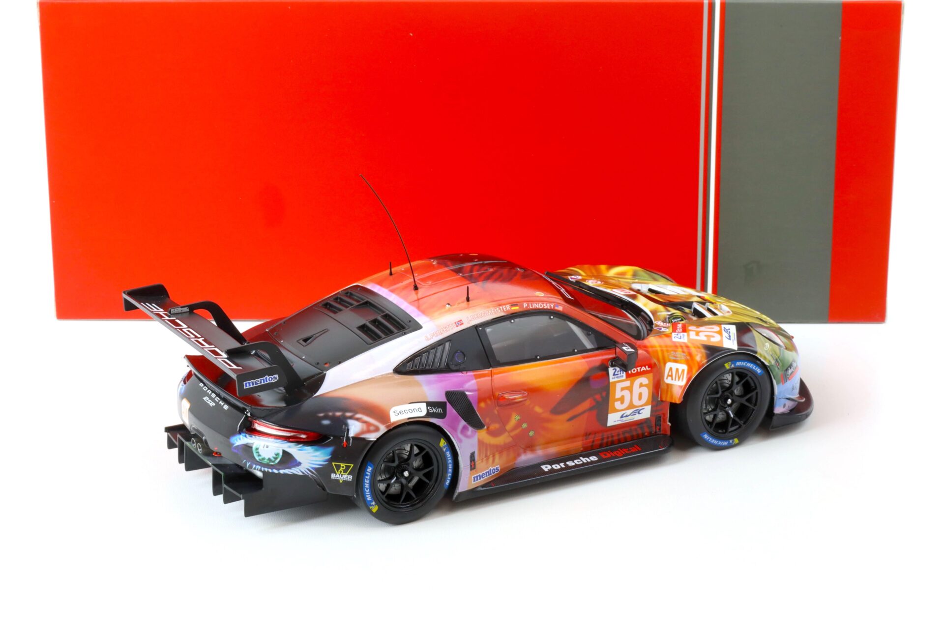 1:18 IXO Porsche 911 RSR #56 Winner LMGTE AM 24h Le Mans 2019 Team Project