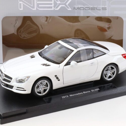 1:18 Welly 2012 Mercedes SL500 closed Top R231 white metallic