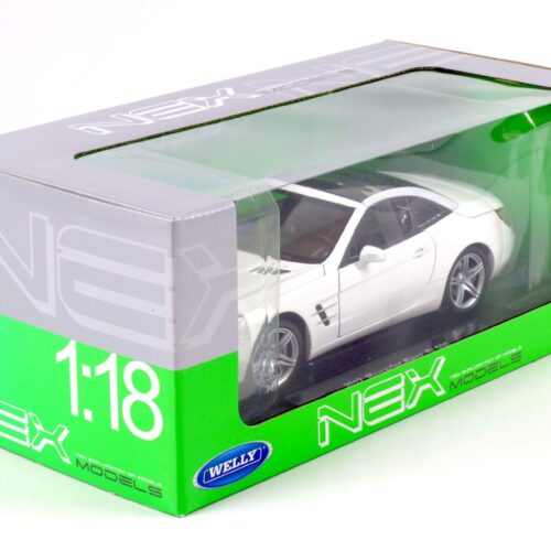 1:18 Welly 2012 Mercedes SL500 closed Top R231 white metallic