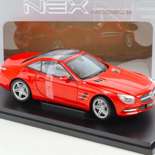 1:18 Welly 2012 Mercedes SL500 closed Top R231 red