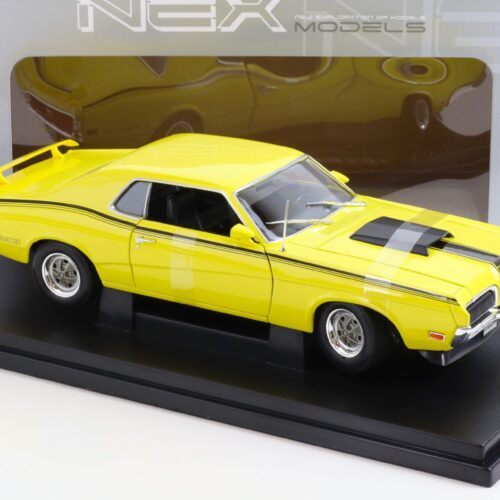 1:18 Welly NEX 1970 Mercury Cougar Eliminator Coupe yellow/ black