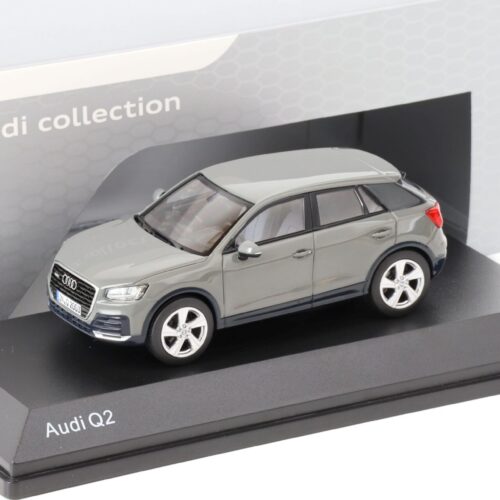 1:43 iScale Audi Q2 SUV Quantum grey 2016 DEALER VERSION