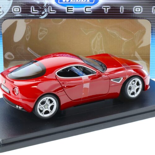 1:18 Welly Alfa Romeo 8C Competizione Coupe red