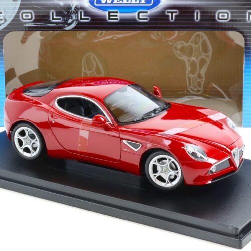 1:18 Welly Alfa Romeo 8C Competizione Coupe red