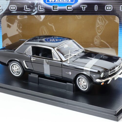 1:18 Welly 1964-1/2 Ford Mustang Coupe black - Image 2