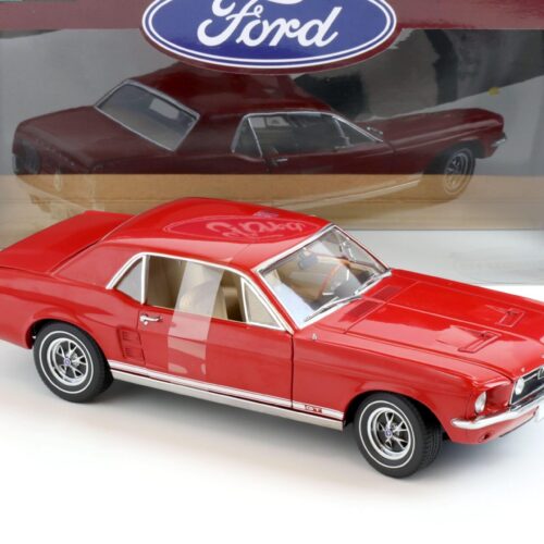 1:18 Greenlight 1967 Ford Mustang GT Coupe red USA Exclusive