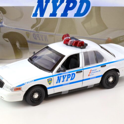 1:18 Greenlight Ford Crown Victoria Police Intercopter NYPD New York Police