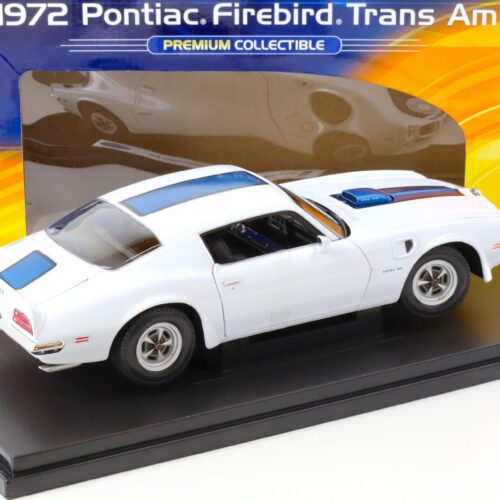 1:18 Welly 1972 Pontiac Firebird Trans Am white/ blue
