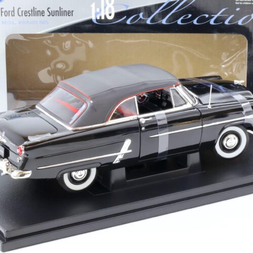 1:18 Welly 1953 Ford Crestline Sunliner black closed Top
