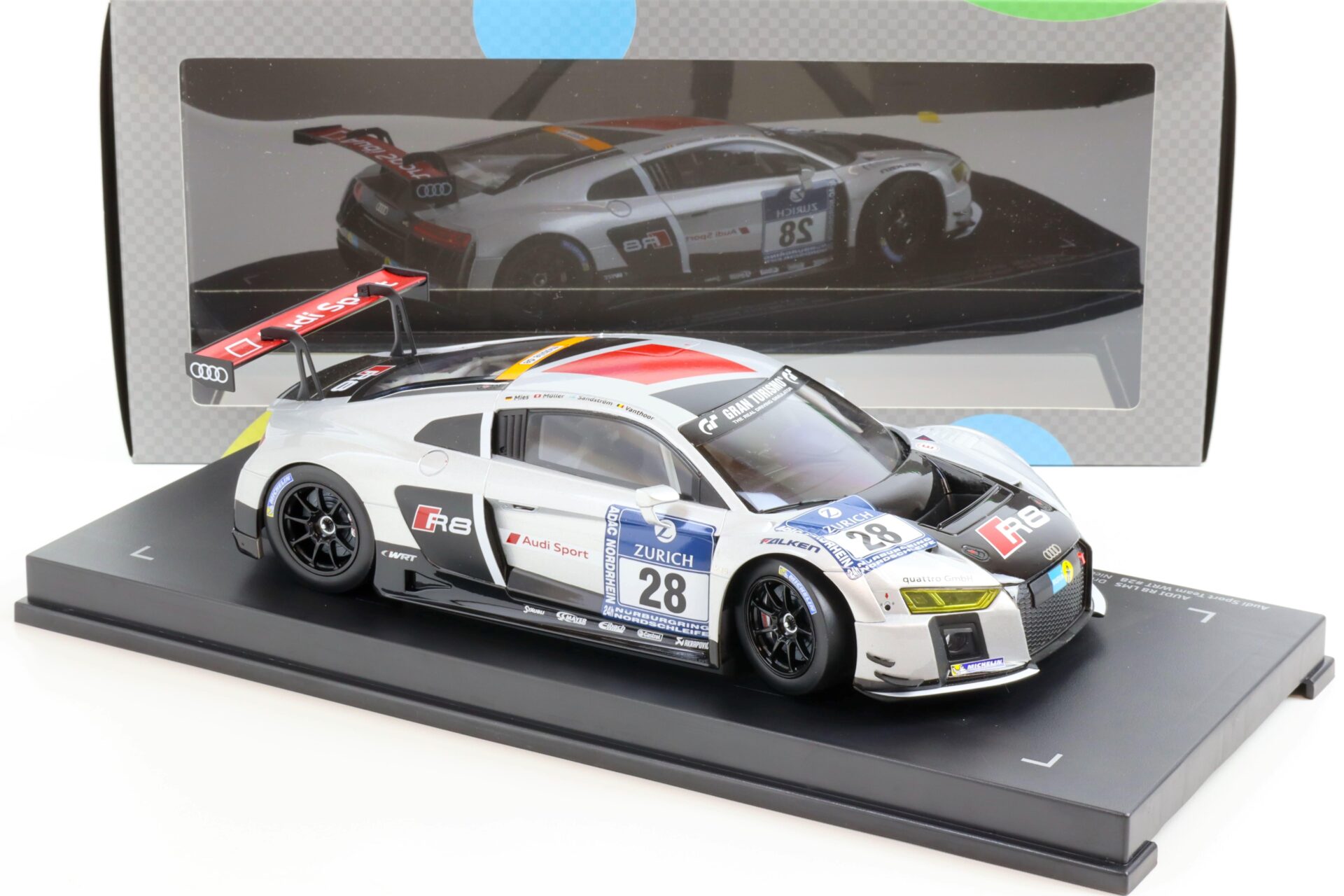 1:18 Paragon Audi R8 LMS Team WRT 24h Nürburgring 2015 #28 Mies/ Müller