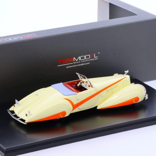 1:43 TSM 1934 Cadillac V16 Hartmann Roadster cream white/ orange
