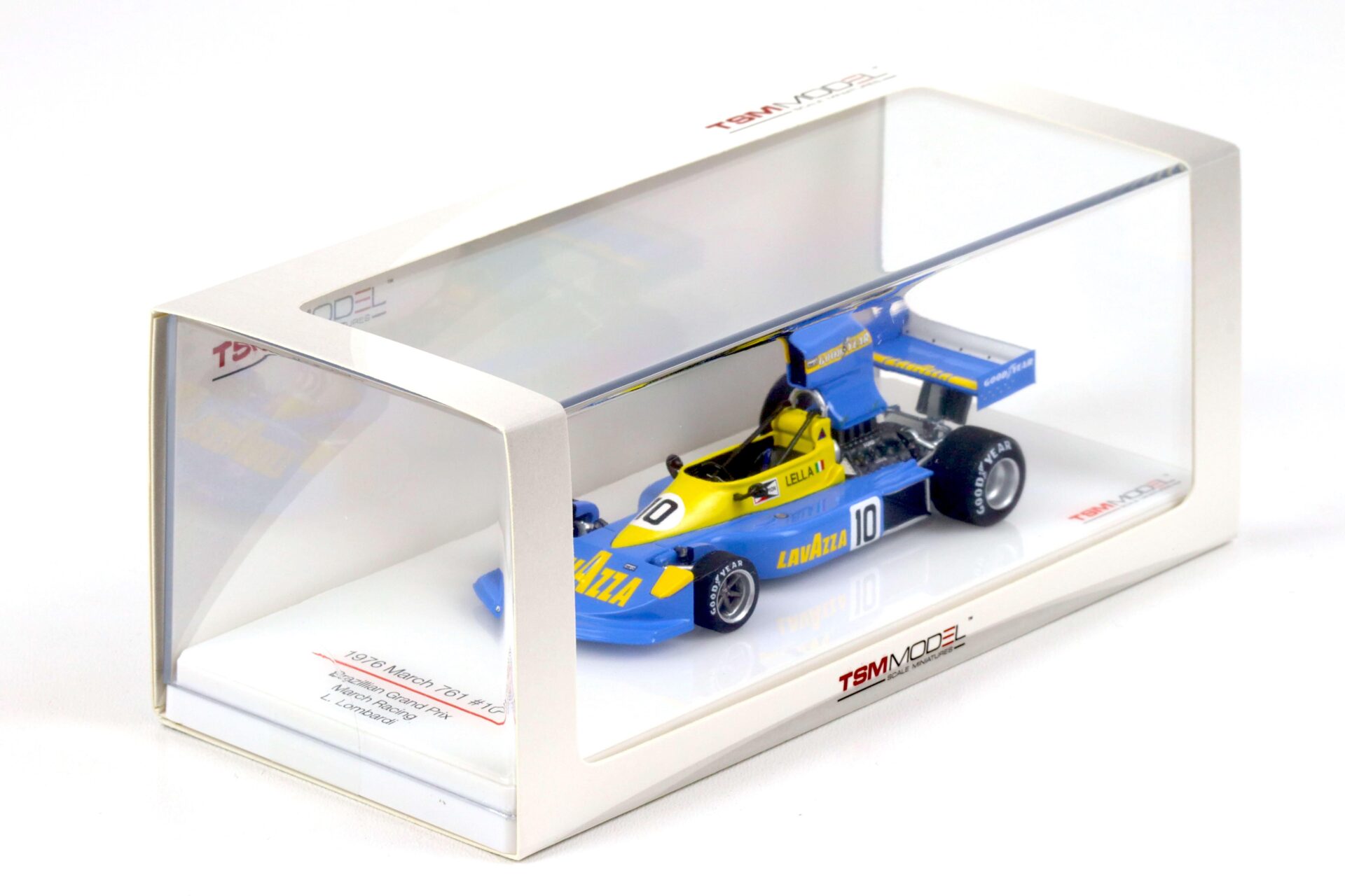 1:43 TSM 1976 March 761 Brazillian GP Grand Prix #10 March Racing L. Lombardi