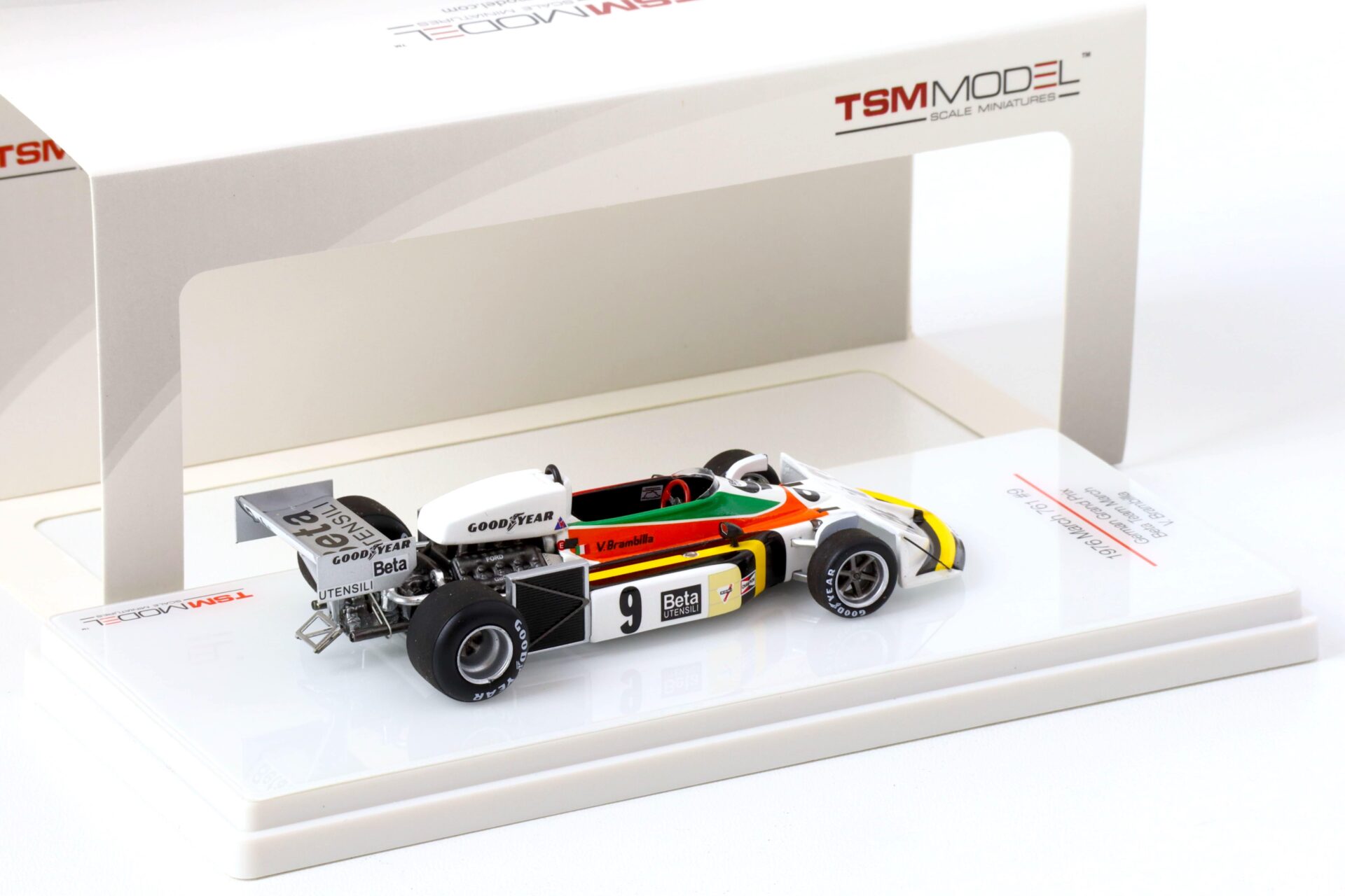 1:43 TSM 1976 March 761 German Grand Prix GP #9 Beta Team March V.Brambilla