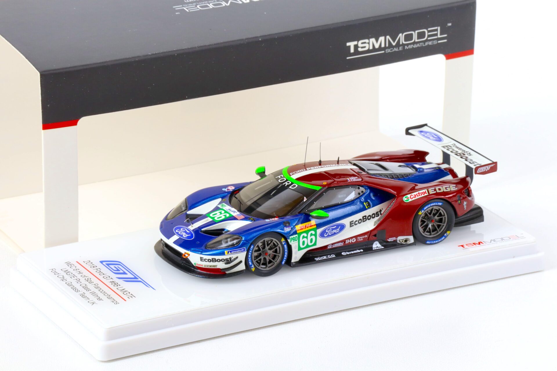 1:43 TSM 2018 Ford GT #66 LMGTE WEC 6h of SPA Francorchamps Mücke/ Johnson
